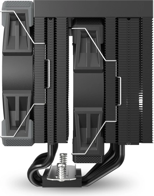 Ftohës ajri Sharkoon A60 RGB, 2x120mm, 6 heatpipe, i zi