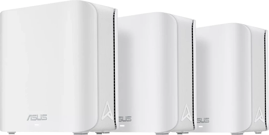 Sistem Mesh WiFi 7 ASUS ZenWiFi BD4 BE3600, dual-band, 2x porta 2.5G, i bardhë, paketë 3 copë