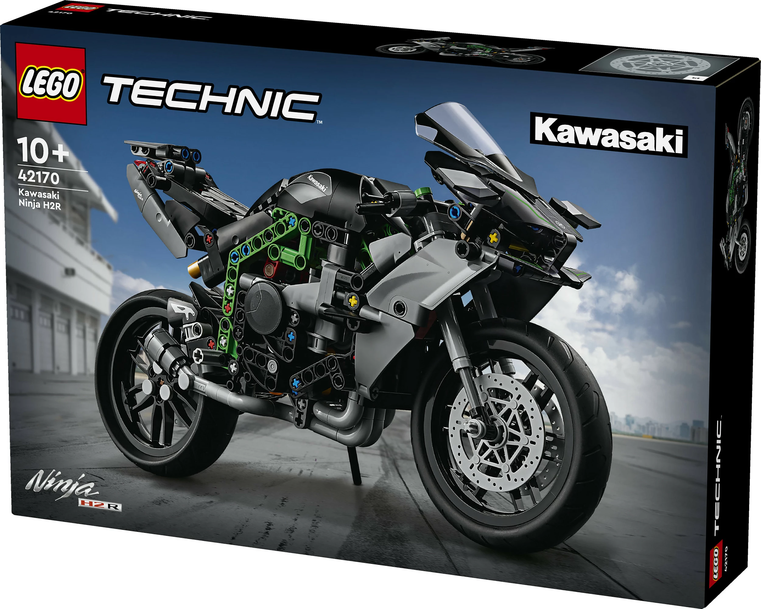 Set ndërtimi LEGO Technic Kawasaki Ninja H2R, 643 pjesë, shumëngjyrësh