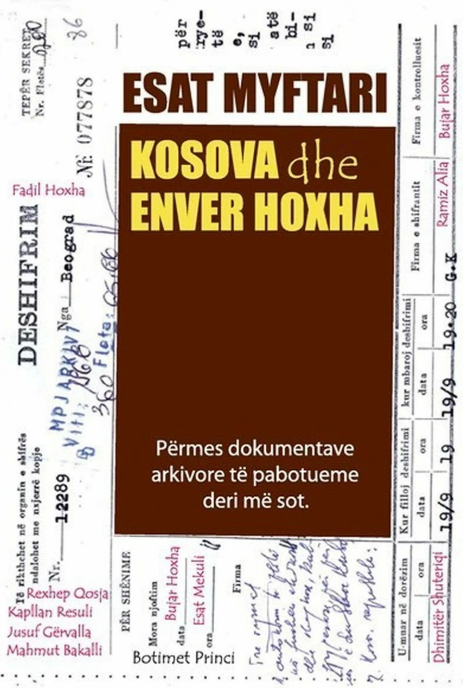 Kosova Dhe Enver Hoxha - Esat Myftari