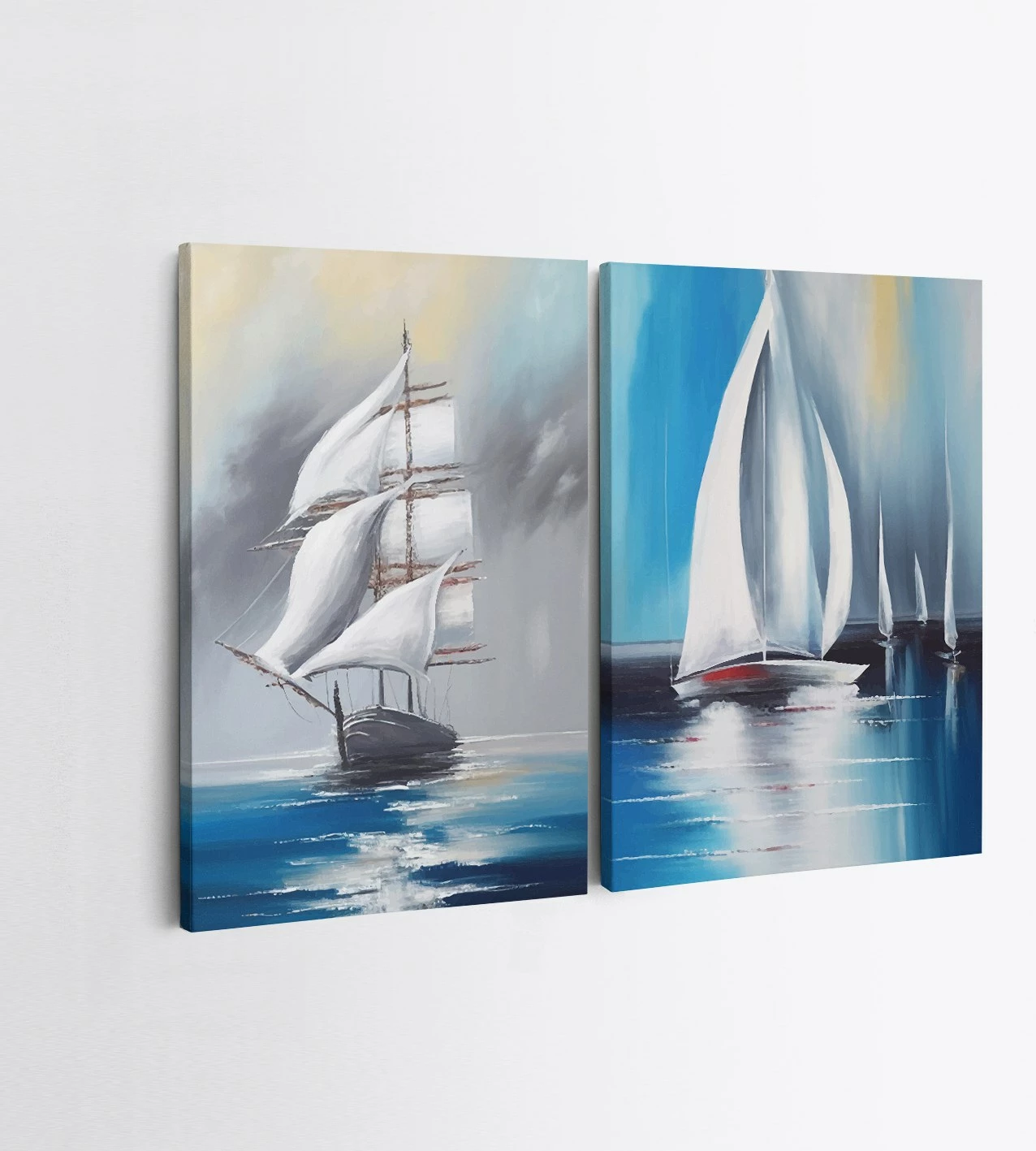 Pikturë dekorative në kanavacë (2 copë), Wallity, 2KNV4352, 50x70 cm