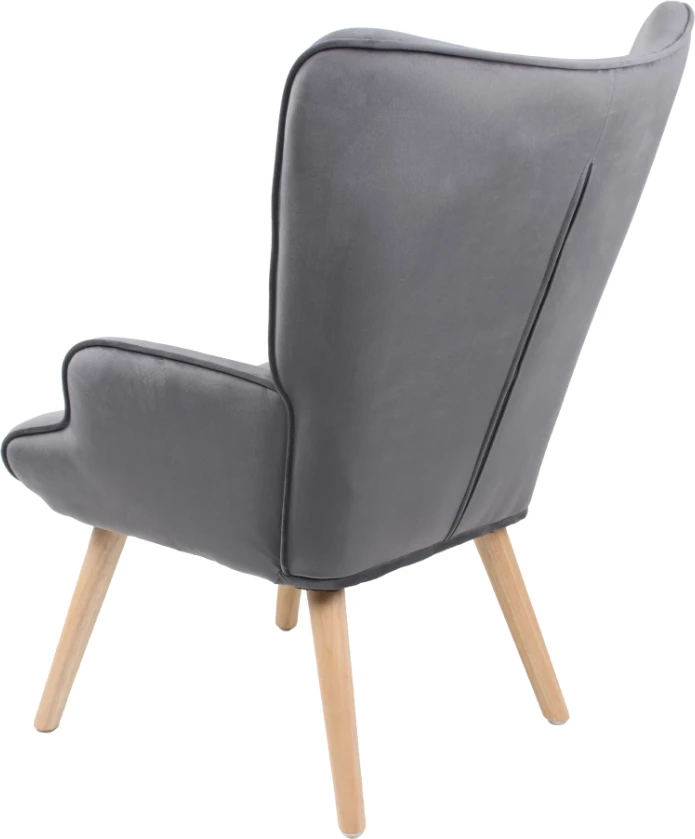 Fotel Amica, ngjyrë gri, 69x75x96cm