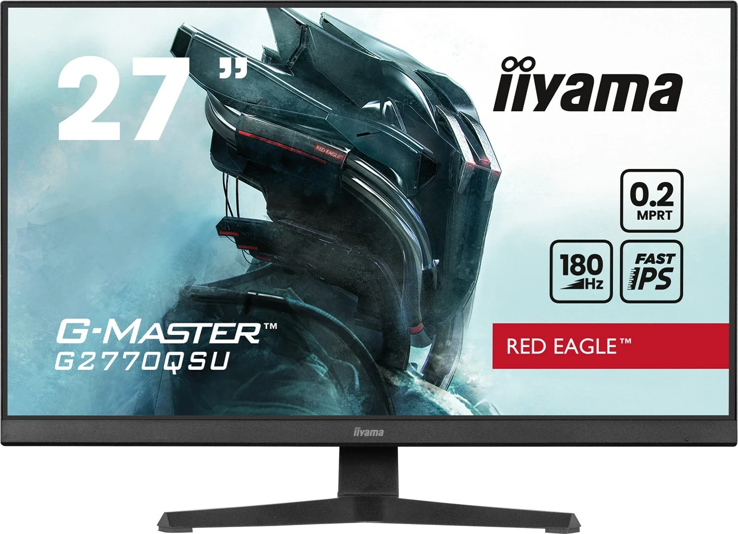 Monitor IIYAMA G-MASTER G2770QSU-B6, 27", 2560 x 1440, LED, i zi
