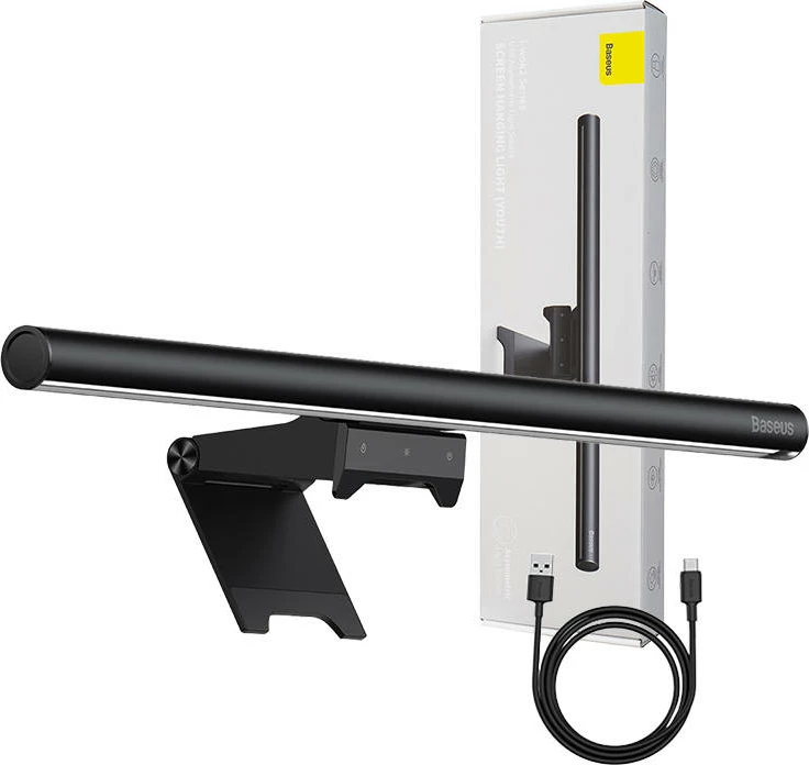 Llambë për monitor Baseus i-Wok 2, me panel prekje, LED, 80 LED, e zezë