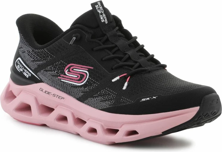 Atlete lifestyle Skechers Slip-ins Glide Step Altus Fast Lane 150513-BKMV, të zeza/mauve