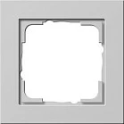 Kornizë/Faceplate GIRA E2, 1 modul, plastike matte, gri