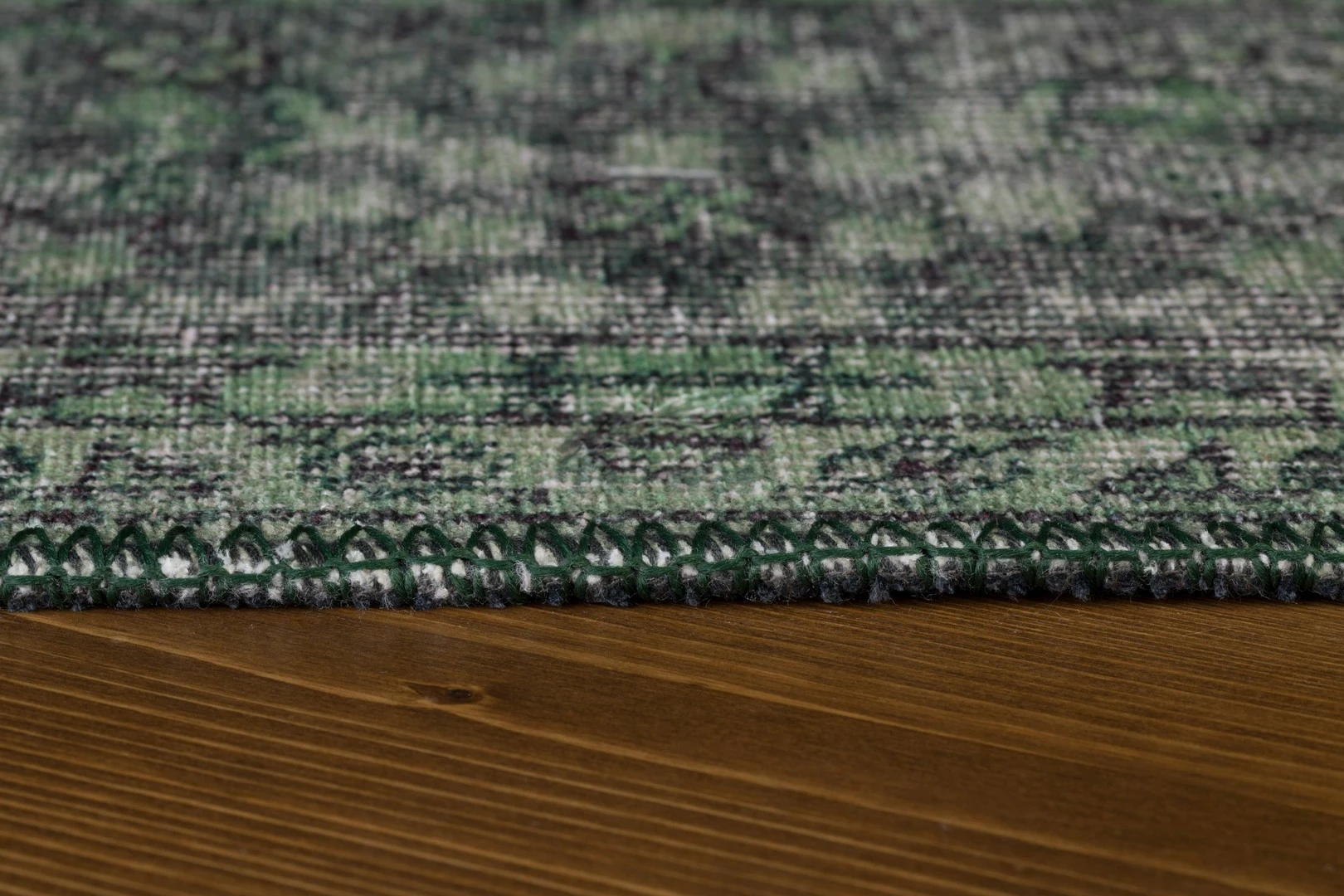 Qilim korridori (75x150), Conceptum Hypnose, Blues Chenille, ngjyrë e gjelbër AL 139