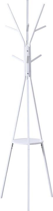 Varëse palltosh Denner, metalike, ngjyrë e bardhë, 48.5x48.5x180cm