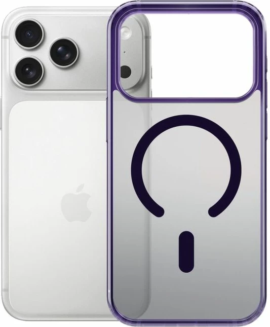 Kllapë telefoni 3mk Frosty MagCase për iPhone 17 Pro Max, vjollcë