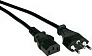 Kabllo rryme VALUE CH Type 12 në IEC C12/C13, 1.8m, 10A 250V, e zezë