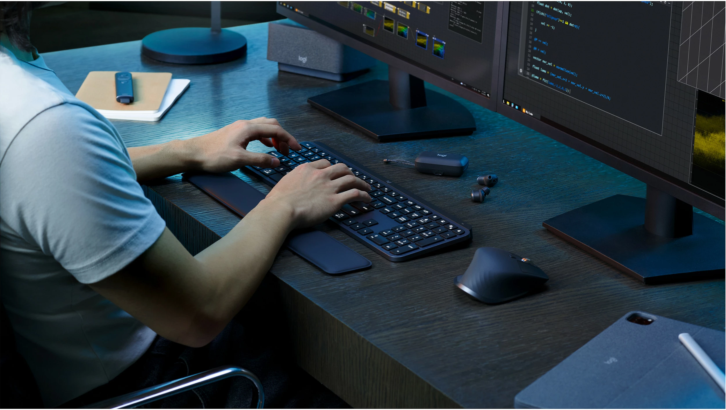 Tastierë Logitech MX Keys S, wireless, QWERTZ, LED, grafit