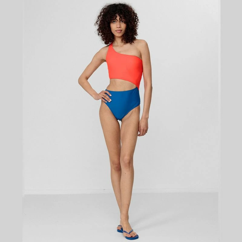 Bikine për femra 4F, blu dhe portokalli