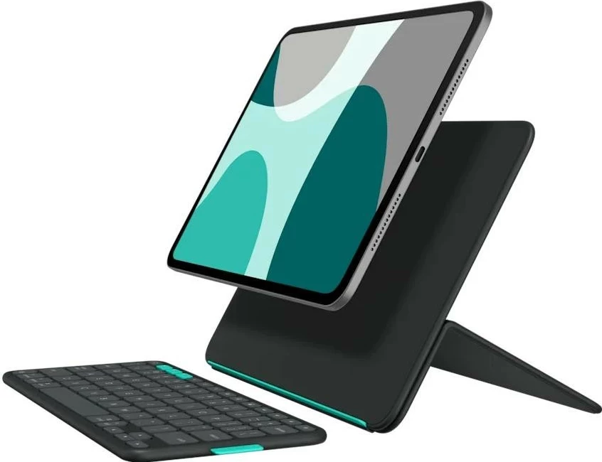 Mbështjellës me tastierë Logitech Flip Folio për iPad Pro & Air 11" grafit