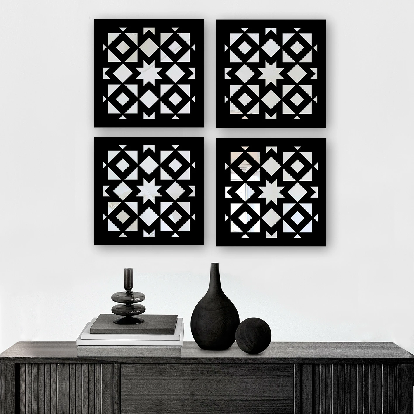 Set pasqyrash (4 copë), Wallity, SYH15088400391