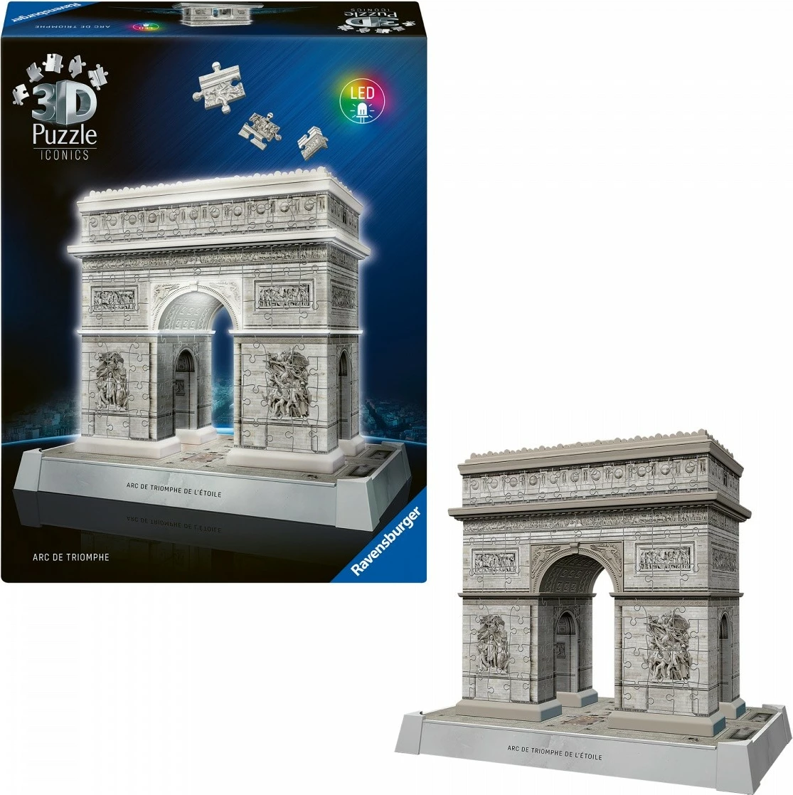 Puzzle 3D Ravensburger Triumphal Arch, 255 pjesë, plastikë