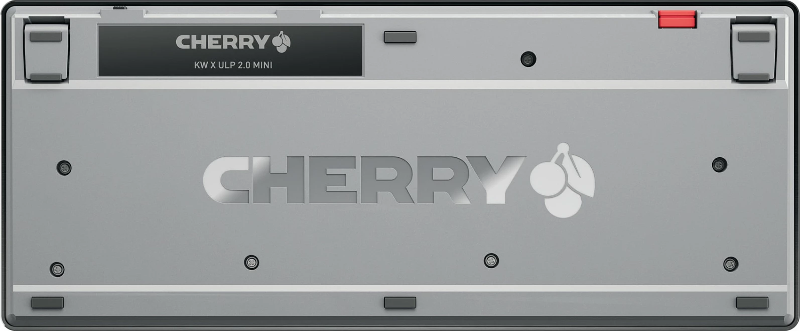 Tastierë mekanike Cherry KW X ULP 2.0 MINI, 75%, USB-C + RF 2.4GHz + Bluetooth 5.2, QWERTZ gjerman, LED i bardhë, e zezë