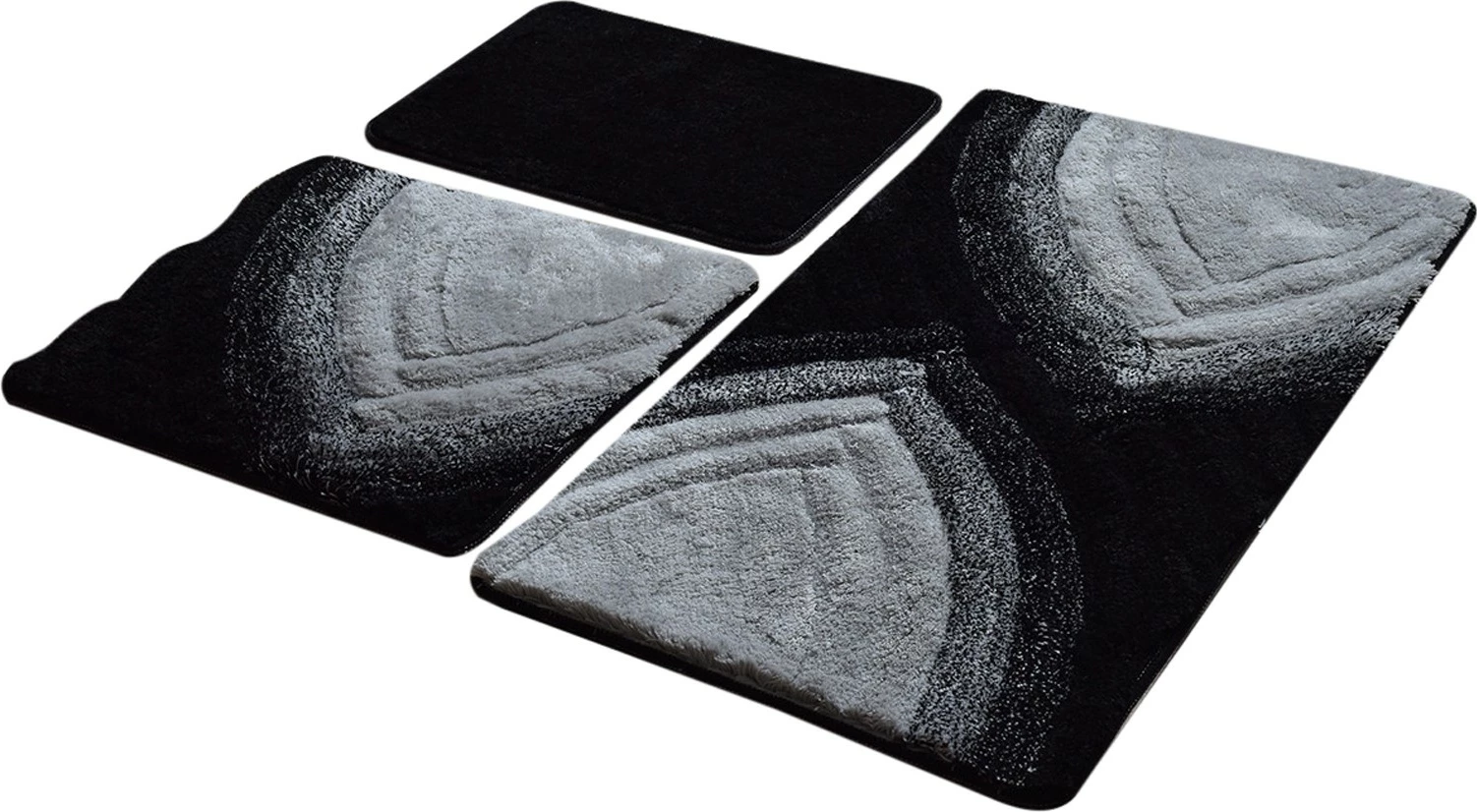 Set tapetesh për banjo akrilik (3 copë), Mijolnir Stella, antracit