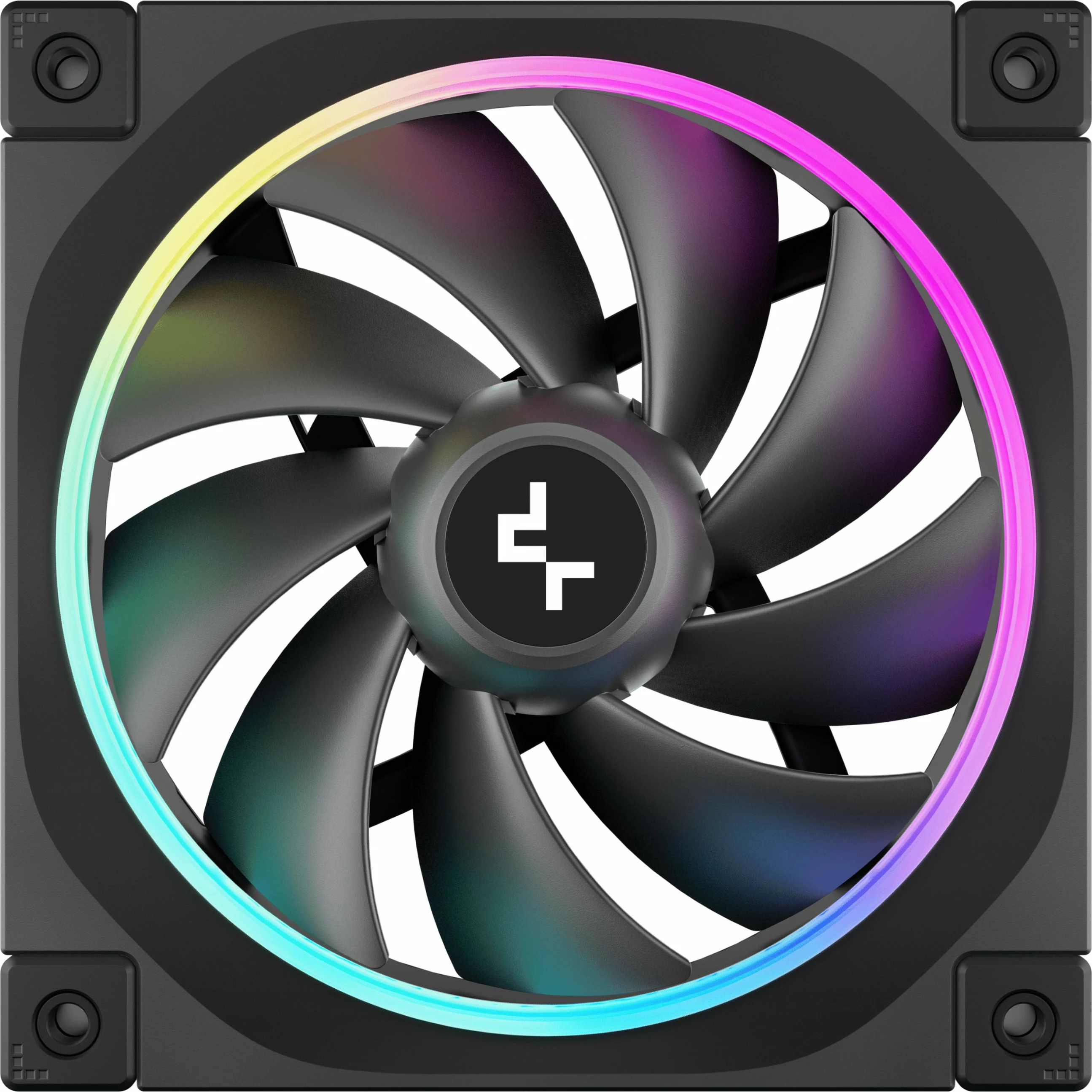 Ventilator kase Deepcool FL12-3 in 1, 12 cm, LED, i zi