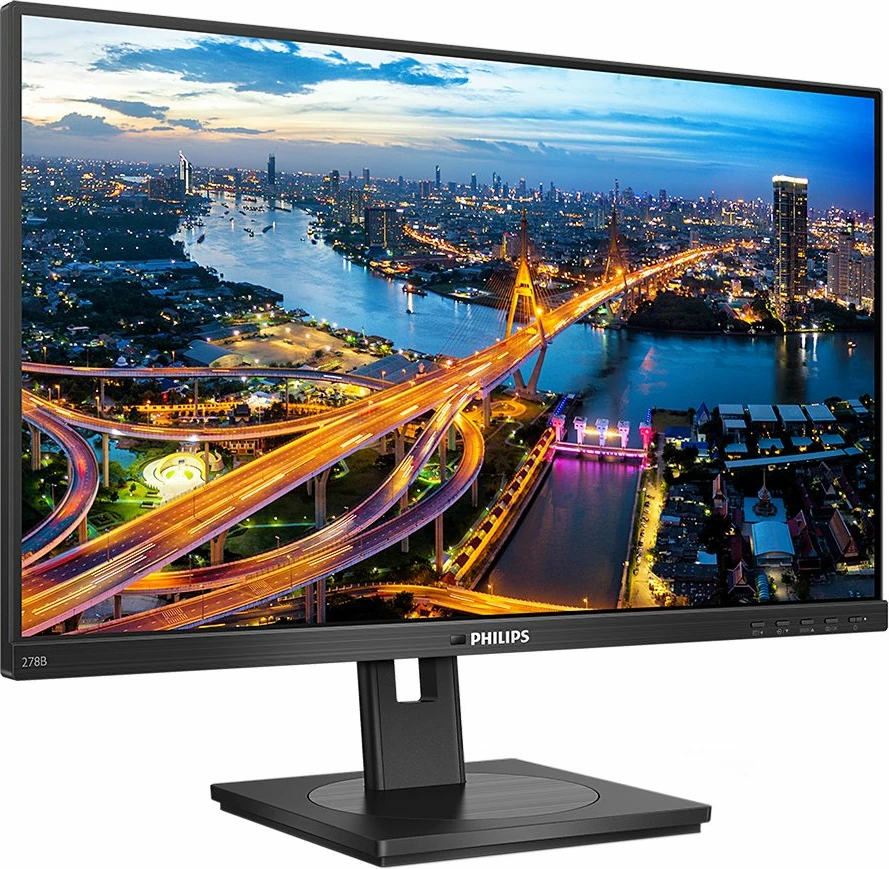 Monitor PHILIPS 276B1 27\" QHD IPS 75Hz USB-C PD 90W, 2x HDMI, DP, RJ45, altoparlantë, Full Ergo, i zi