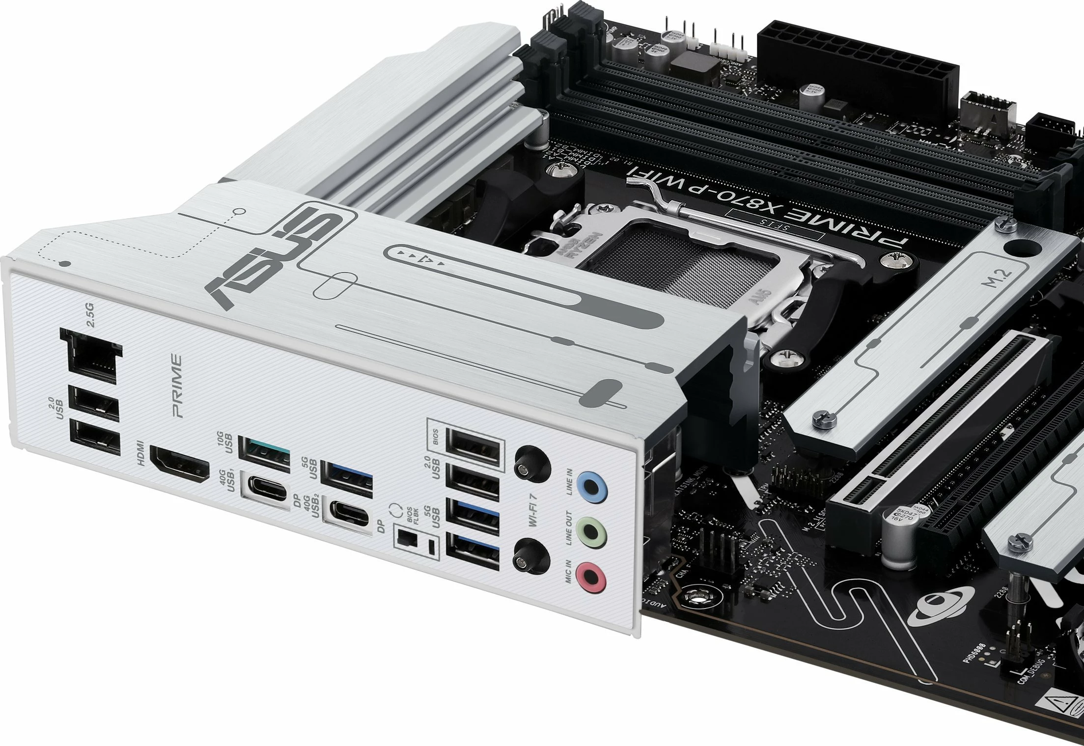 Pllakë amë Asus PRIME X870-P WIFI, ATX, AM5, DDR5, Wi‑Fi 7, Bluetooth 5.4