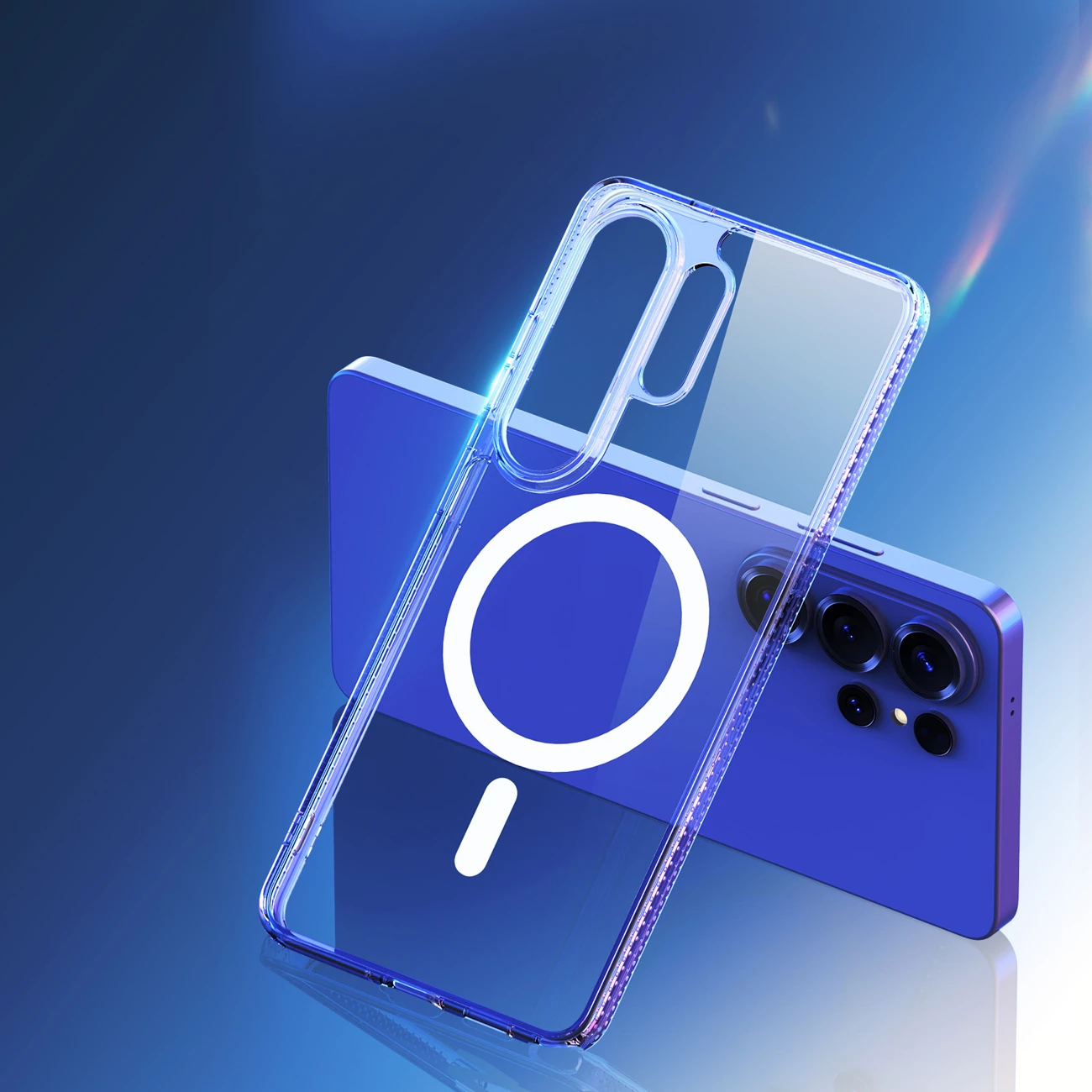 Mbështjellës Dux Ducis Clin Mag për Samsung Galaxy S26 Ultra, MagSafe, TPU/PC, me kuti, transparent