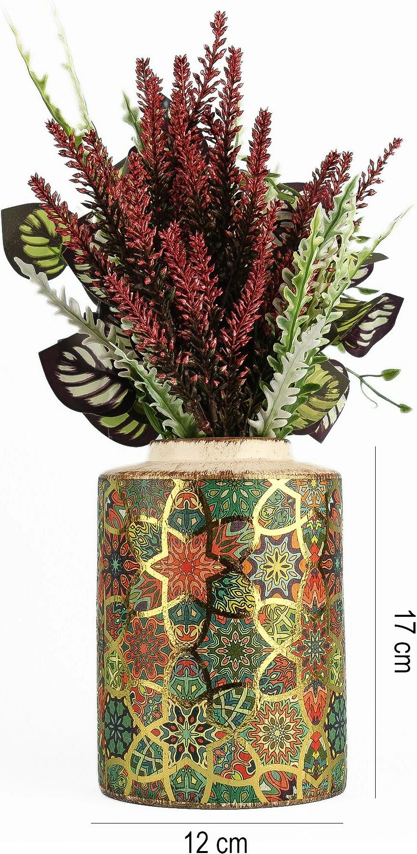 Vazo dekorative, shumëngjyrëshe, Evila Originals, YL731