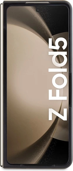 Mbështjellës Mercedes Urban Line për Samsung Galaxy Z Fold 5, lëkurë, zi