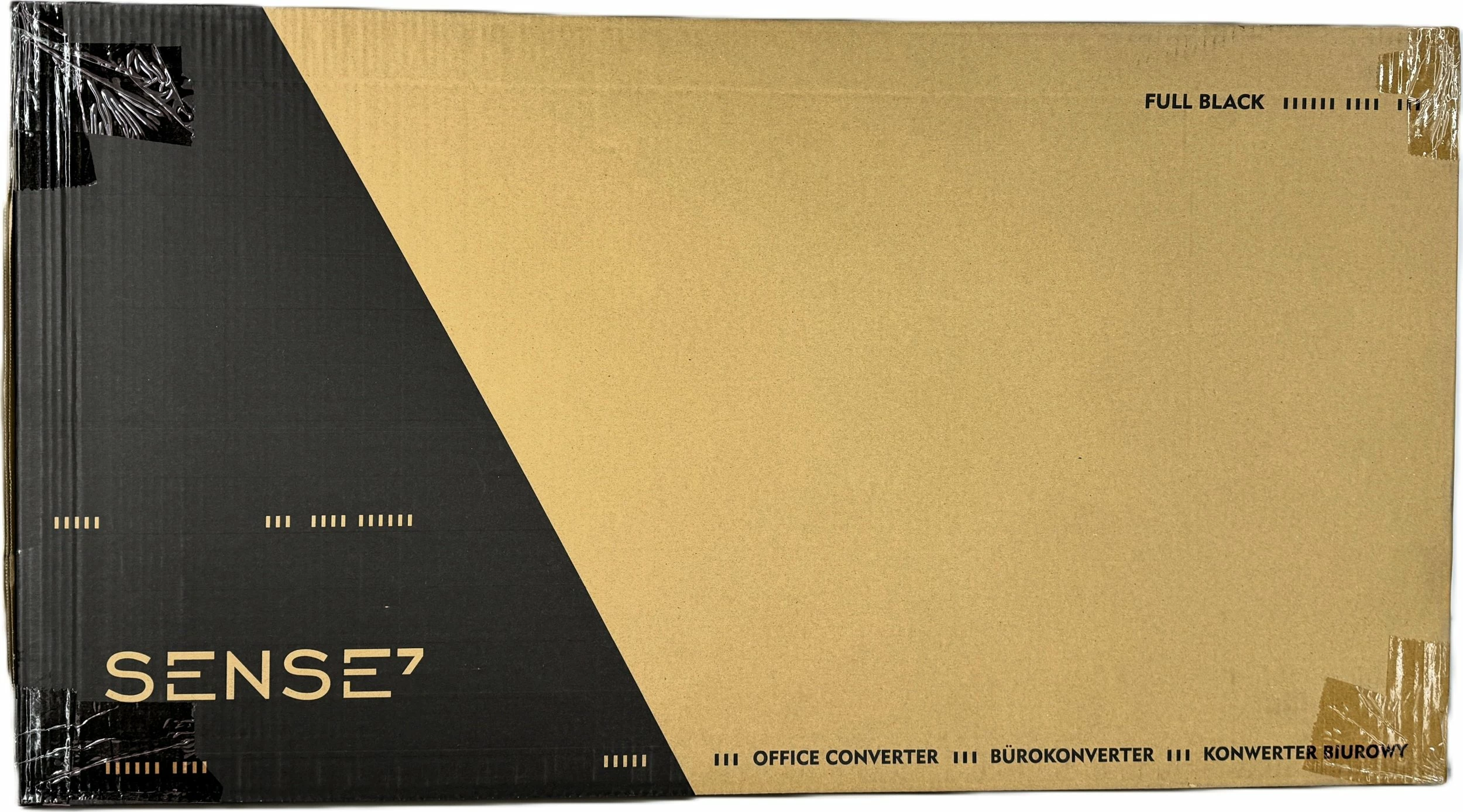 Konvertues tavoline zyre SENSE7 Office Converter 81 x 40 cm, rregullim lartësie 12.5-49 cm, i zi