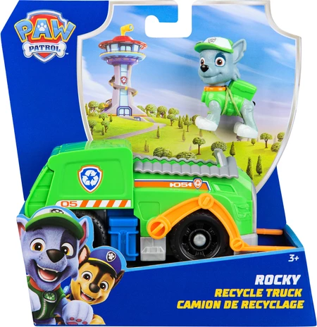Paw Patrol Rocky's Recycle Truck Vehicle and Figure