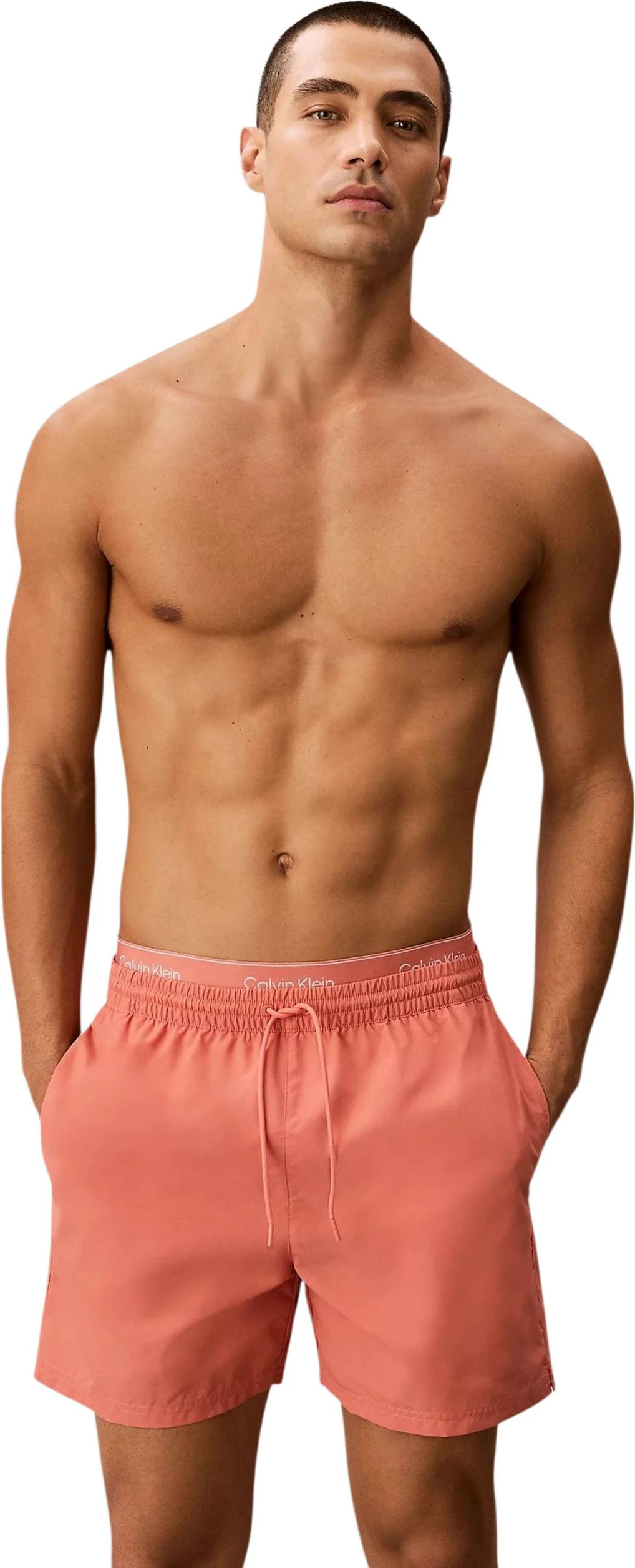 Bokser noti për meshkuj Calvin Klein Jeans LV00N61023, portokalli