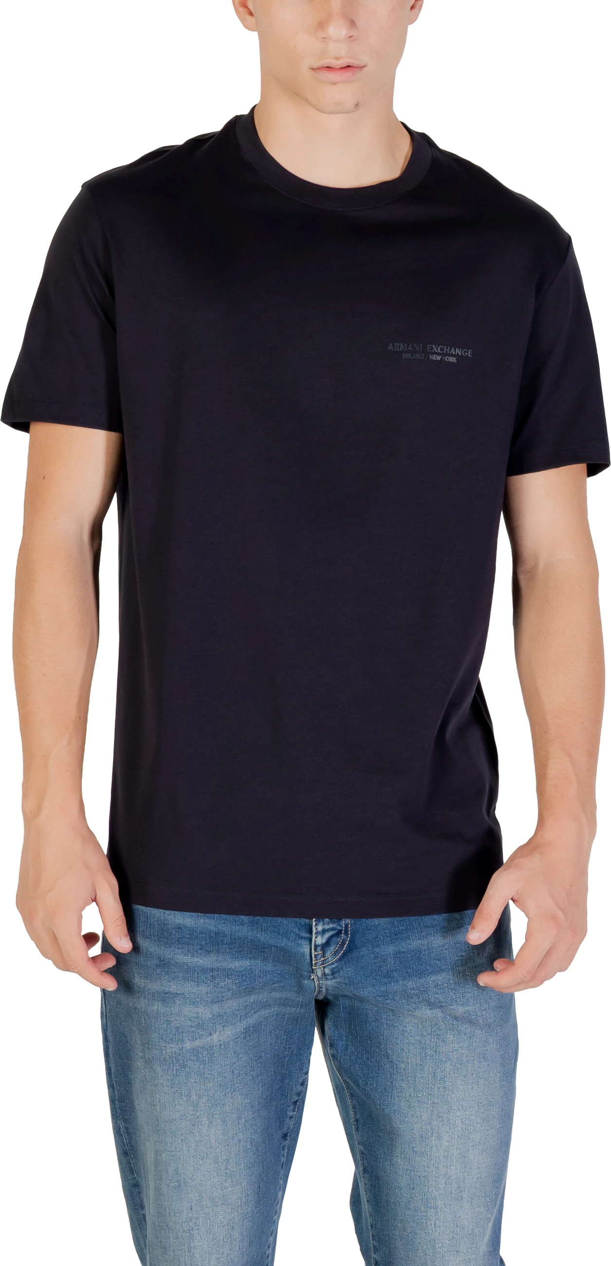 Maicë për meshkuj Armani Exchange XM001281 AF10361, blu e errët