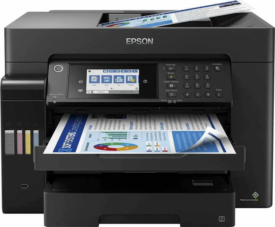 Printer multifunksional Epson EcoTank L15160 (C11CH71402) A3+ Wi-Fi Duplex ADF, i zi