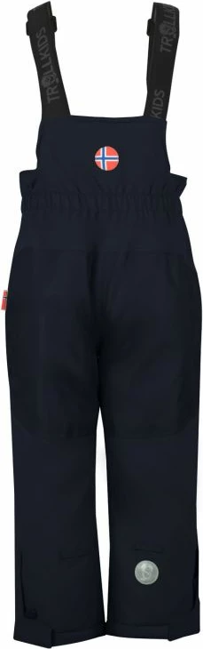 Pantallona ski për fëmijë Trollkids, të zeza