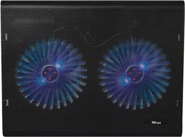 Ftohës për laptop Trust Azul 20104, deri 17.3", 2x120mm, USB, me drita LED, i zi