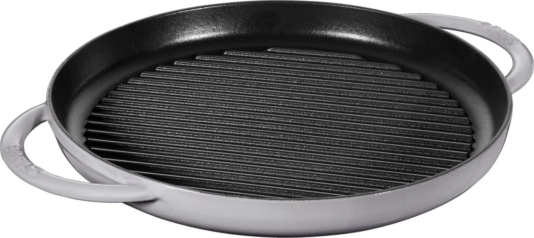 Tigan grill Staub 30cm, gize, non-stick, gri