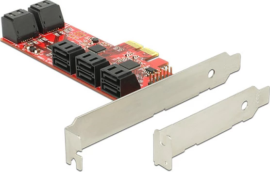 Kartë zgjerimi PCIe DeLOCK 89384, 10x SATA 6 Gbit/s, interne