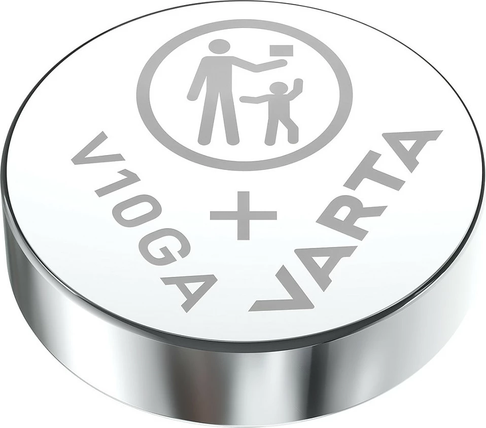Bateri buton VARTA V10GA (LR54) 1.5V, 1 copë, metalike