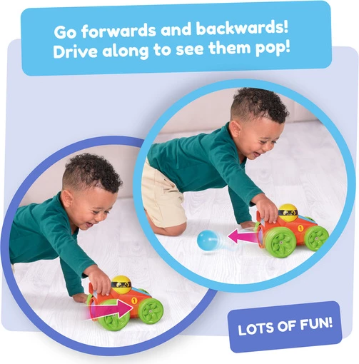 Tomy Toomies Pop &amp; Go Racer – Lodër Makinë Interaktive