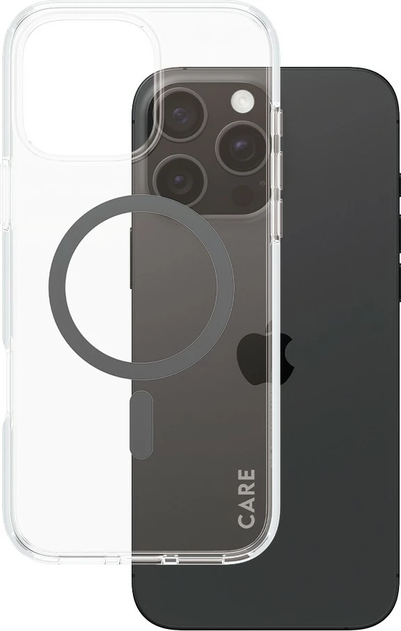 Mbështjellës PanzerGlass CARE Case Flagship MagSAFE për iPhone 16 Pro Max, transparent