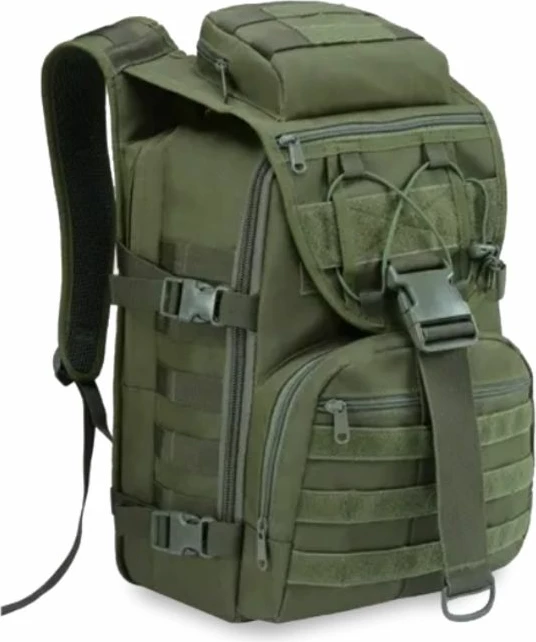 Çantë shpine për turizëm Offlander Survival Hiker 35L, e gjelbër
