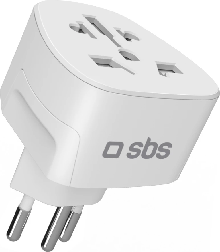 Adapter prizë, SBS, CH në universale, 10 A 2500 W, e bardhë