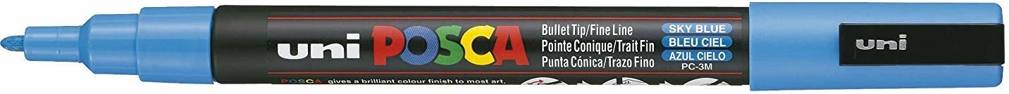 UNI-MARKER pc-3m POSCA SKY BLUE