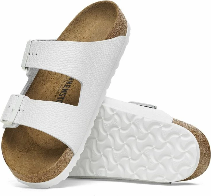 Papuqe për femra Birkenstock, të bardha