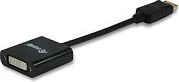 Adapter DisplayPort në DVI-I Dual Link EQUIP, 0.2 m, 1080p, i zi