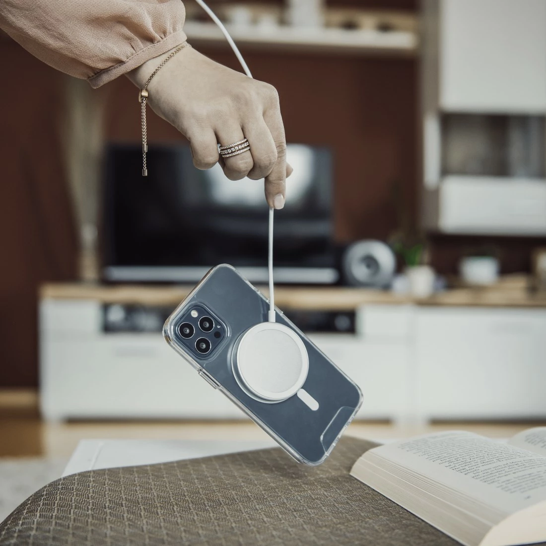 Hama Wireless Karikues, 15W, Turbo Fast Charge "MagCharge FC15"