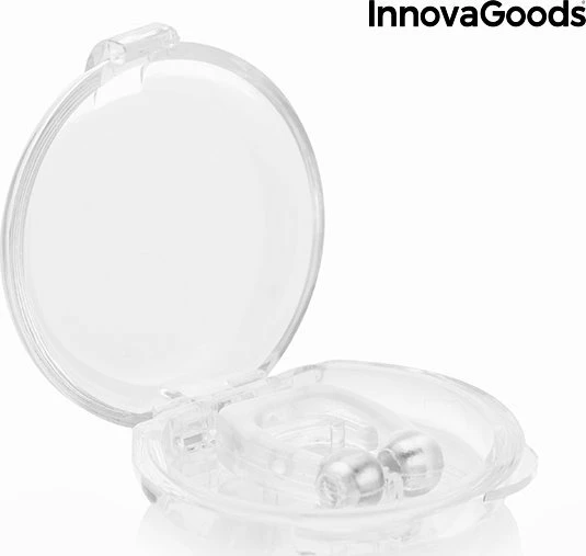 Klipse nazale kundër gërhitjes InnovaGoods me magnete, silikon, me kuti mbrojtëse