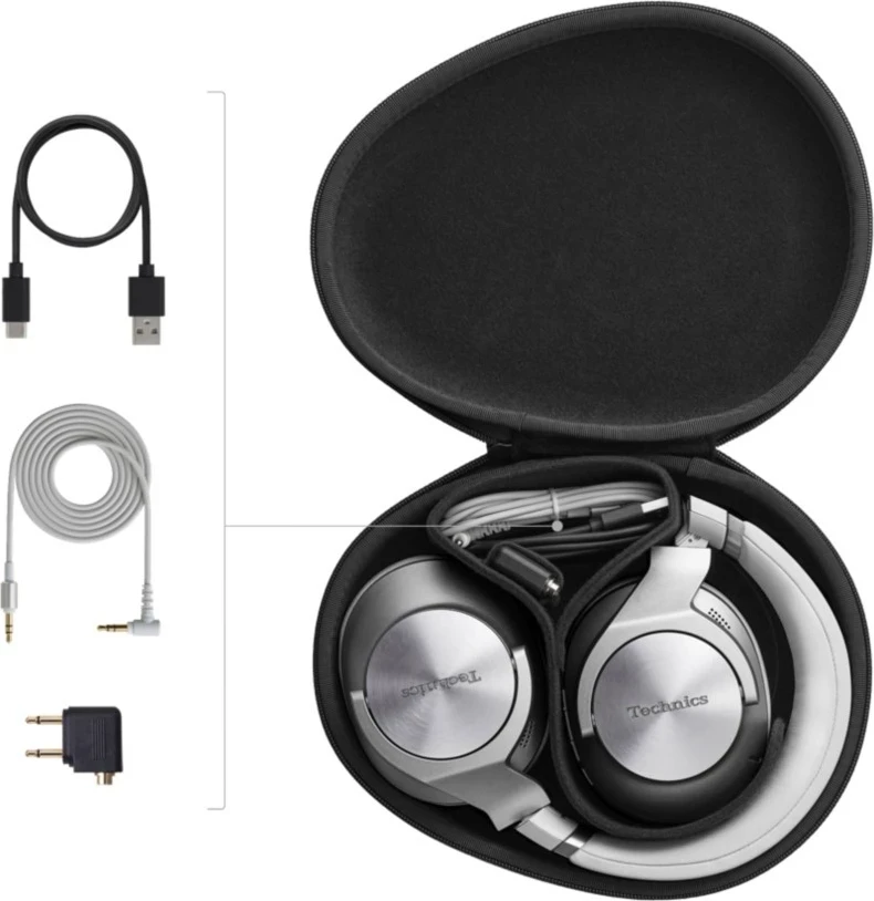 Kufje Technics EAH-A800, ANC, Bluetooth 5.2, ngjyrë argjendi