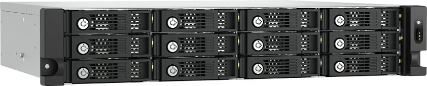 Kasë ekstensioni QNAP TL-R1200PES-RP, 12 vende, 2U, PCIe, SATA, e zezë/gri