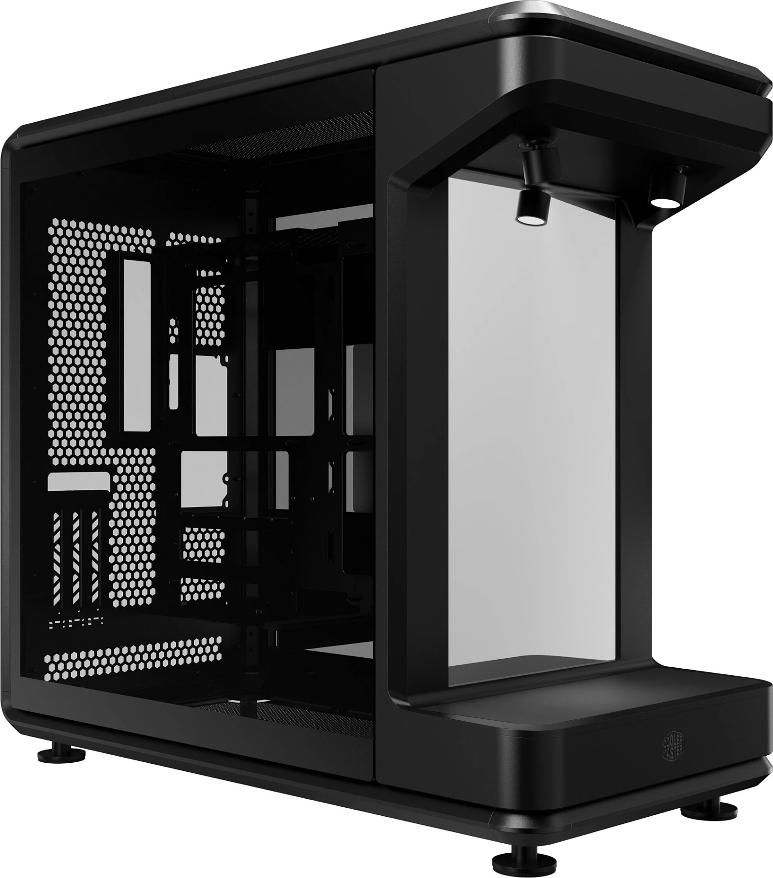 Kasë Cooler Master MasterFrame 360 Stage Mirror, Full Tower, Tempered Glass x2, USB-C, e zezë