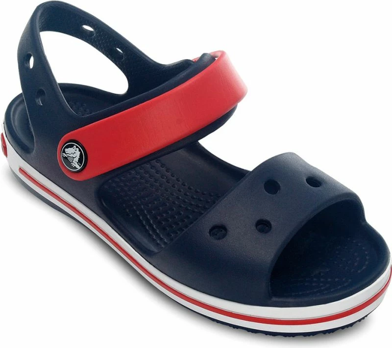 Papuqe për fëmijë Crocs Crocband Sandal, të kuqe dhe blu marine